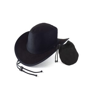 Sombrero plegable PROHAT tela color negro unitalla unisex NO HAY CAMBIOS NI DEVOLUCIONES