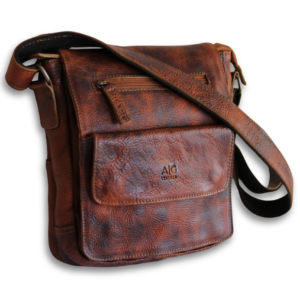 Mochila de hombro flyer – 100% Piel Oil tanned honey