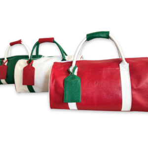 Paquete TRI Maletas Duffel Gym 100% piel genuina